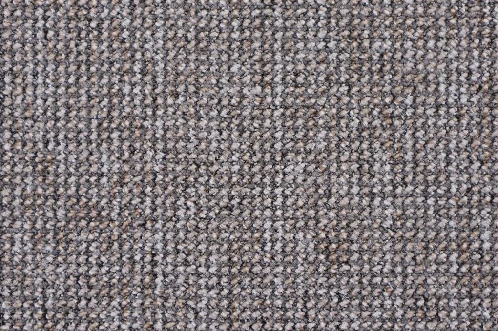 Spoltex koberce Liberec Metrážny koberec Texas 23 šedobéžový - S obšitím cm