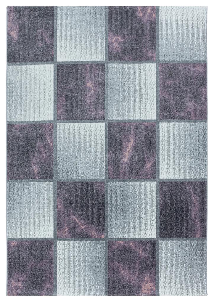 Ayyildiz Kusový koberec OTTAWA 4201, Lila Rozmer koberca: 140 x 200 cm