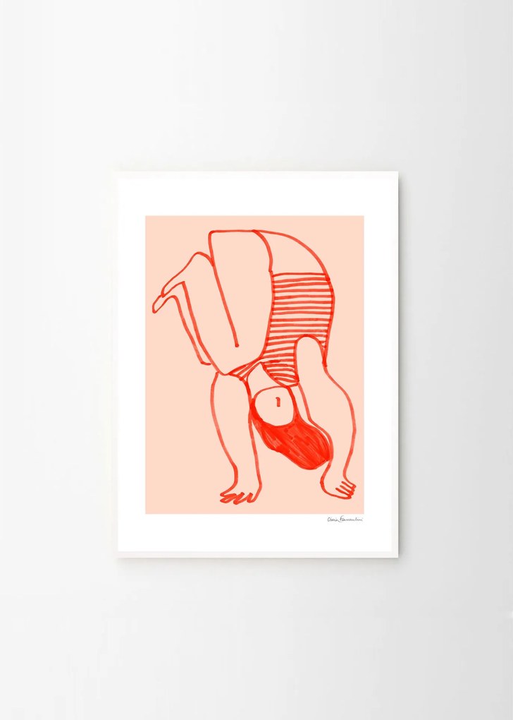 THE POSTER CLUB Autorský plagát Upside Down by Cinzia Franceschini 30 x 40 cm