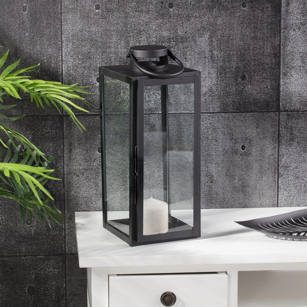 Lampáš Elegance black 54cm