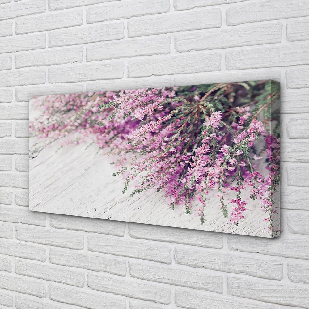 Obraz canvas kvety dosky 120x60 cm