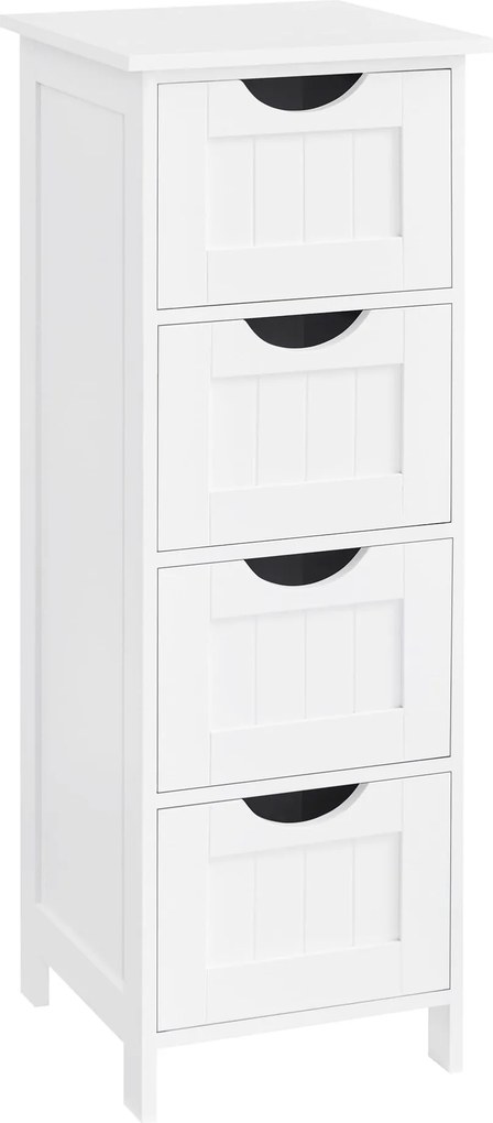 XXXLutz SPODNÁ SKRINKA, biela, biela, 30/82/30 cm MID.YOU - Kúpeľňové skrinky - 002543018206