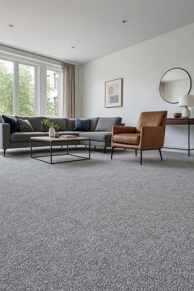 Metrážny koberec Astra svetlo šedá - neúčtujeme odrezky z role, na mieru, šíře 1,33m,1m,2m,3m,4m,na mieru, neúčtujeme odrezky, šedá, chodba / predsieň