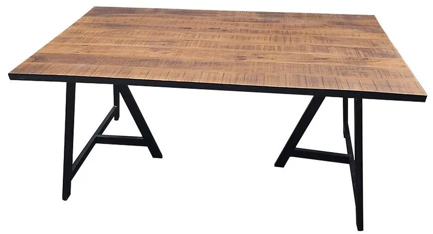 Stôl Leo SC-116 mango/čierna