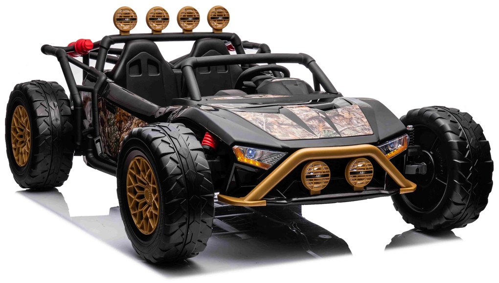 RAMIZ Elektrické autíčko Buggy Racing 5 - čierne  - 2X200W - 24V/7Ah - 2023