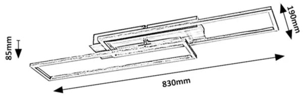 Rabalux 71012 - LED stmievateľné stropné svietidlo DEMETRIUS LED/40W/230V 4000K