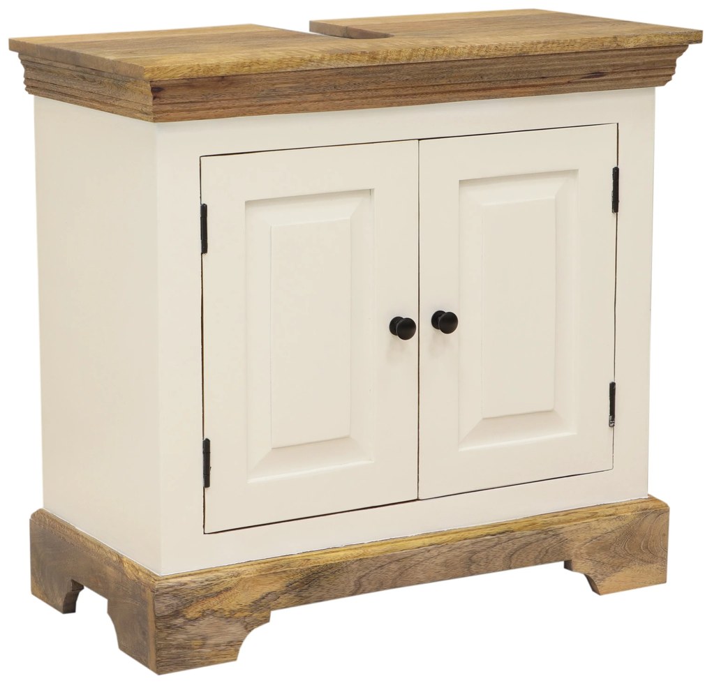 furniture-nabytek.cz - Drevená skrinka pod umývadlo masív 70x65x35 z mangového dreva