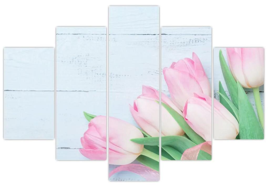Obraz - Kytica tulipánov (150x105 cm)