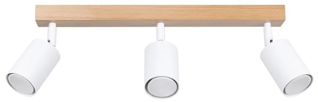 Sollux SL.1288 - Bodové svietidlo VERDO 3xGU10/10W/230V biela