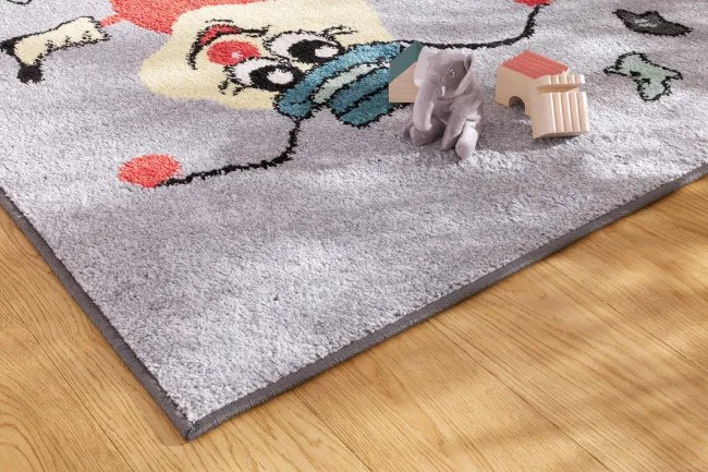 Detský koberec Funky Top Ivo sivý