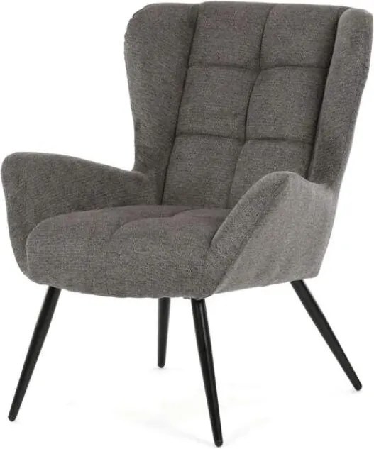 Kreslo ušiak SKAGEN GREY