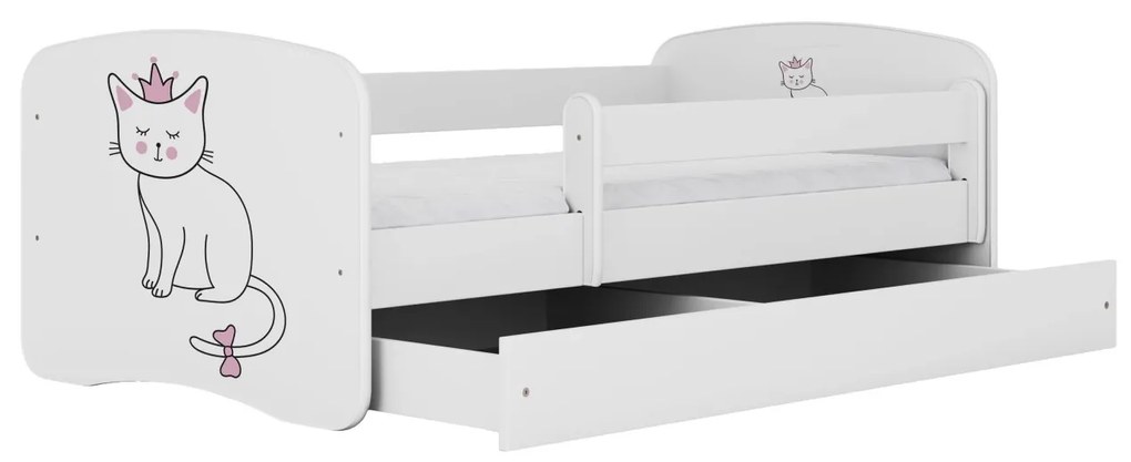 Dětská postel Babydreams kočka bílá