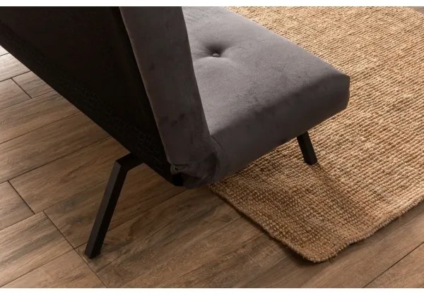 Dvojmiestna rozkladacia pohovka BAKU sivá