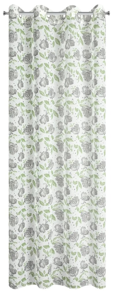 ZÁVES NA KRÚŽKOCH DARI 140X250 CM KVETY