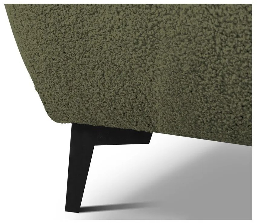 Zelená čalúnená dvojlôžková posteľ s úložným priestorom s roštom 160x200 cm Makapu – Makamii