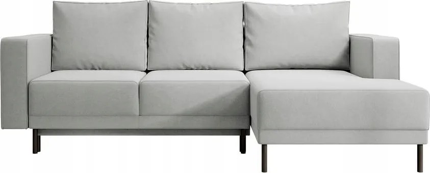 Rohová sedacia súprava Rodriguez mini (p) (sivá čierna)