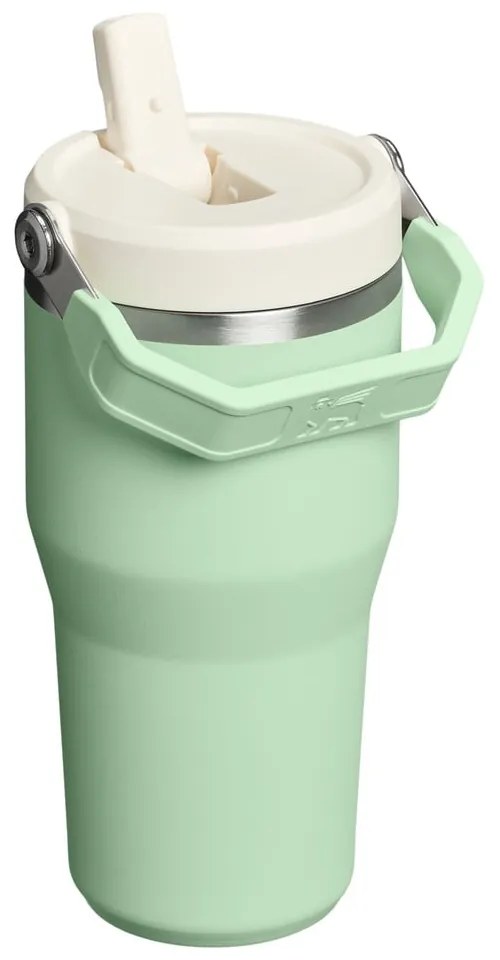 Šalviová zelená termoska z nehrdzavejúcej ocele 600 ml IceFlow™ Flip Straw 2.0 Tumbler Pistachio – Stanley