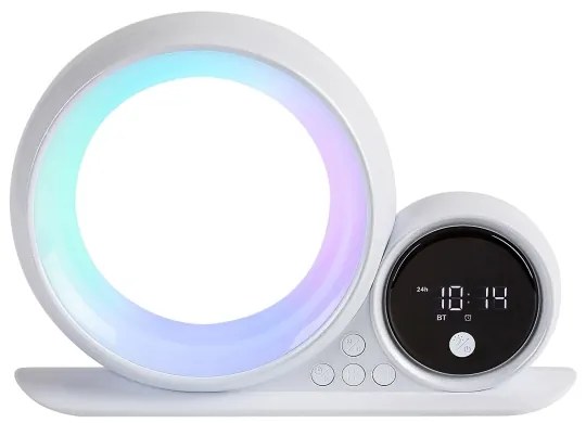 Rabalux 76109 - LED RGB Stolná lampa s reproduktorom WAKEWAY LED/5W/230V