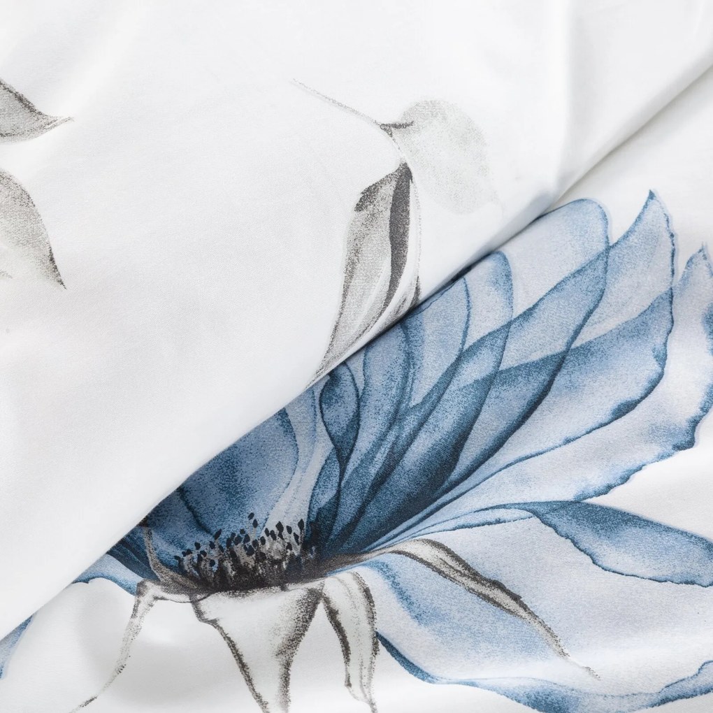 SATÉNOVÉ OBLIEČKY SPRING34 200X220 CM, 2 KS 70X80 CM KVETY