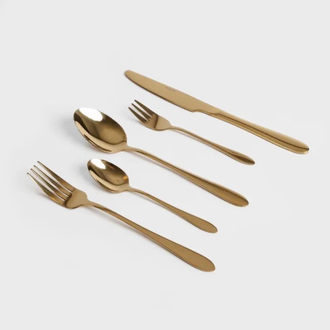 Súprava príborov ABELE zlatá 20 ks 721885