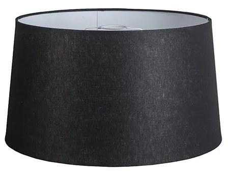 Tienidlo na lampu z ľanu čierne 45/25
