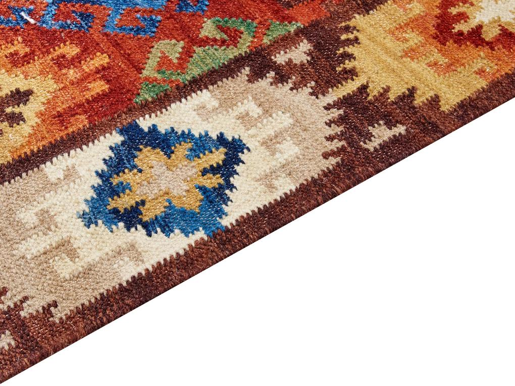 Vlnený kelímový koberec 80 x 150 cm viacfarebný ZOVUNI Beliani