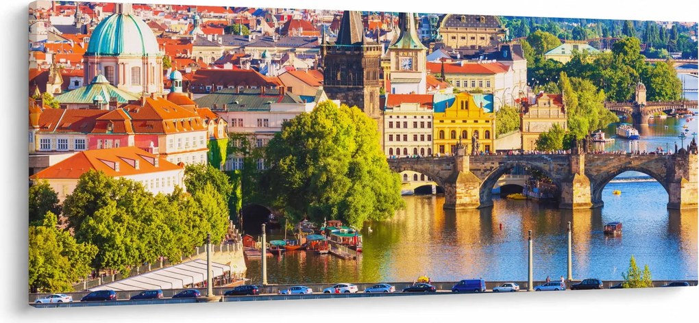 Obraz - Praha (120x50 cm)