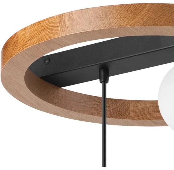 Luster na lanku OTIS 1xG9/5W/230V + 2xE27/15W/230V dub