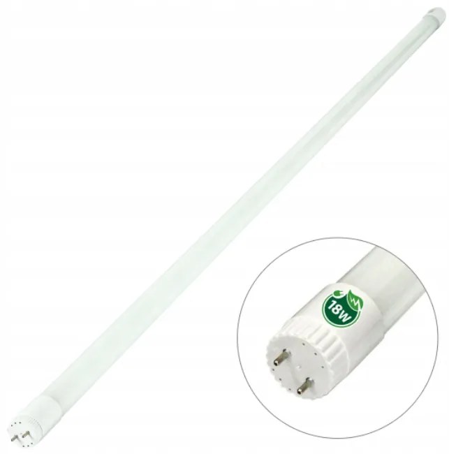 BERGE LED trubica - T8 - 18W - 120cm - 1600Lm - CCD - J2 - teplá biela