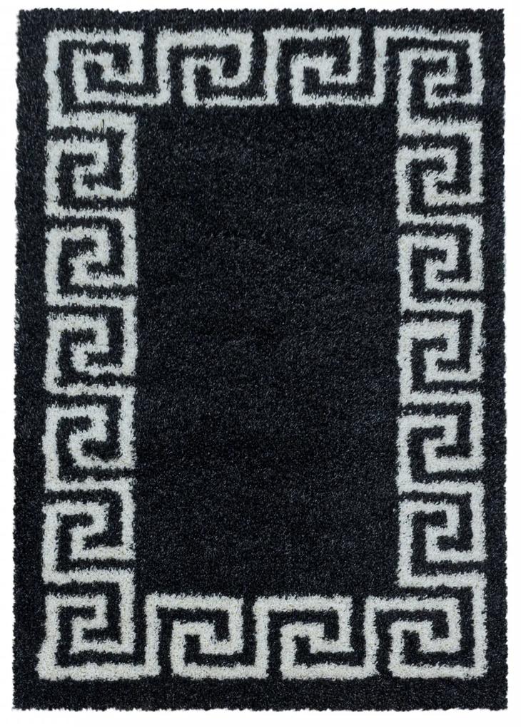 Ayyildiz koberce Kusový koberec Hera Shaggy 3301 antracit - 280x370 cm