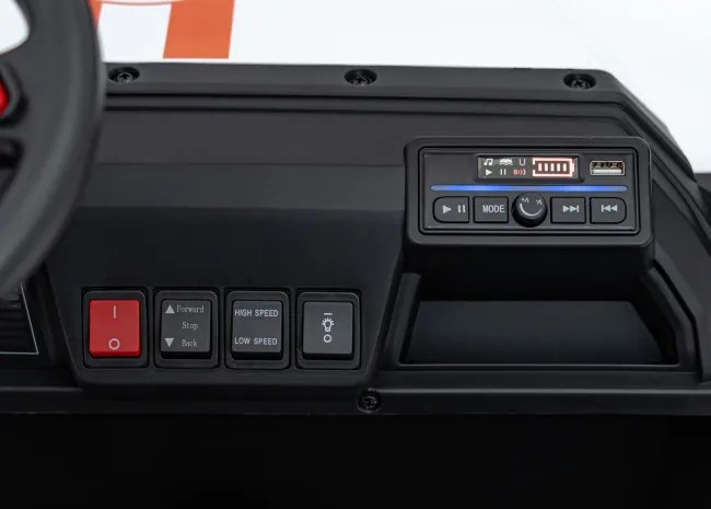Elektrické autíčko Pick-Up Champion biele