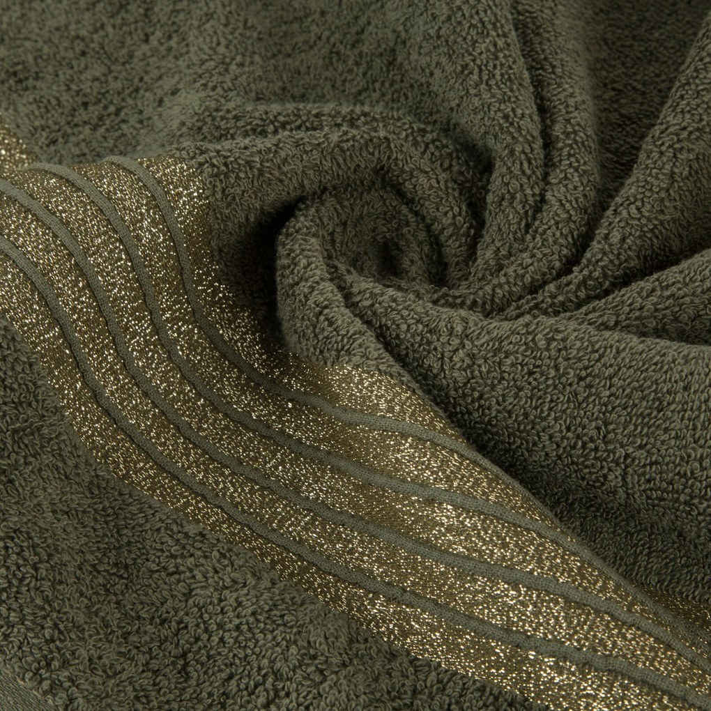 BAVLNENÝ UTERÁK LILA 30X50 CM OLIVOVÁ