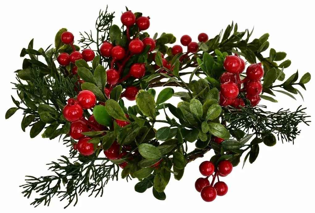 Vianočný zdobený veniec Navara, 30 cm