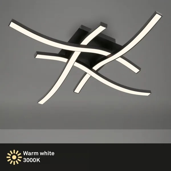 Brilo 3677-045 - LED stropné svietidlo LED/14,4W/230V čierne