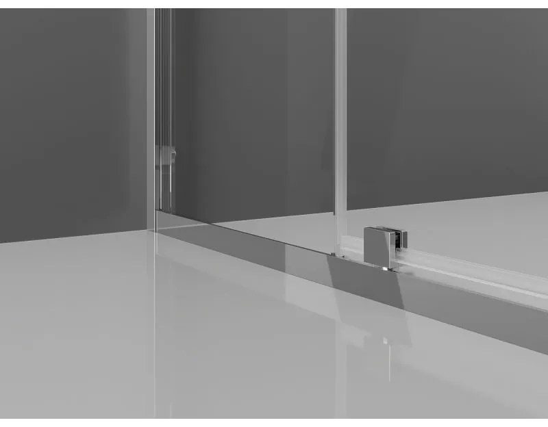 Mexen Exo, sprchovací kút s krídlovými dverami 100 x 85 cm, 6mm číre sklo, chrómový profil, 819-100-085-01-00