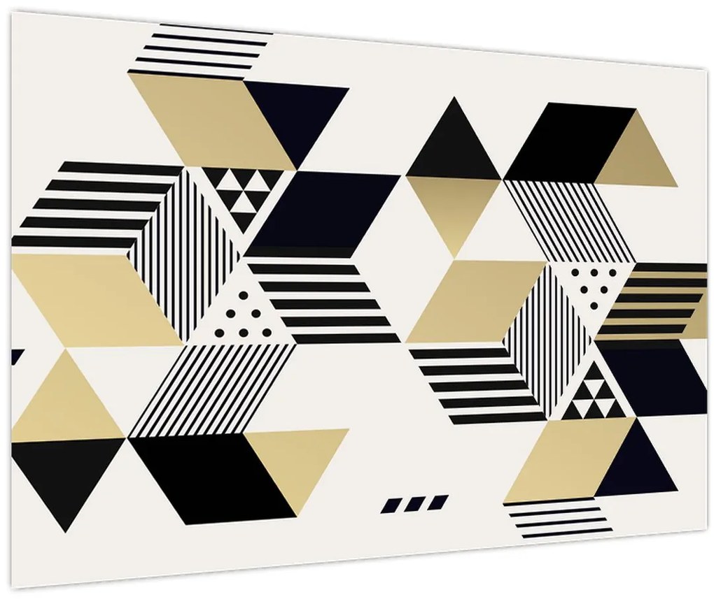 Obraz - Geometrické tvary N⁰1 (90x60 cm)