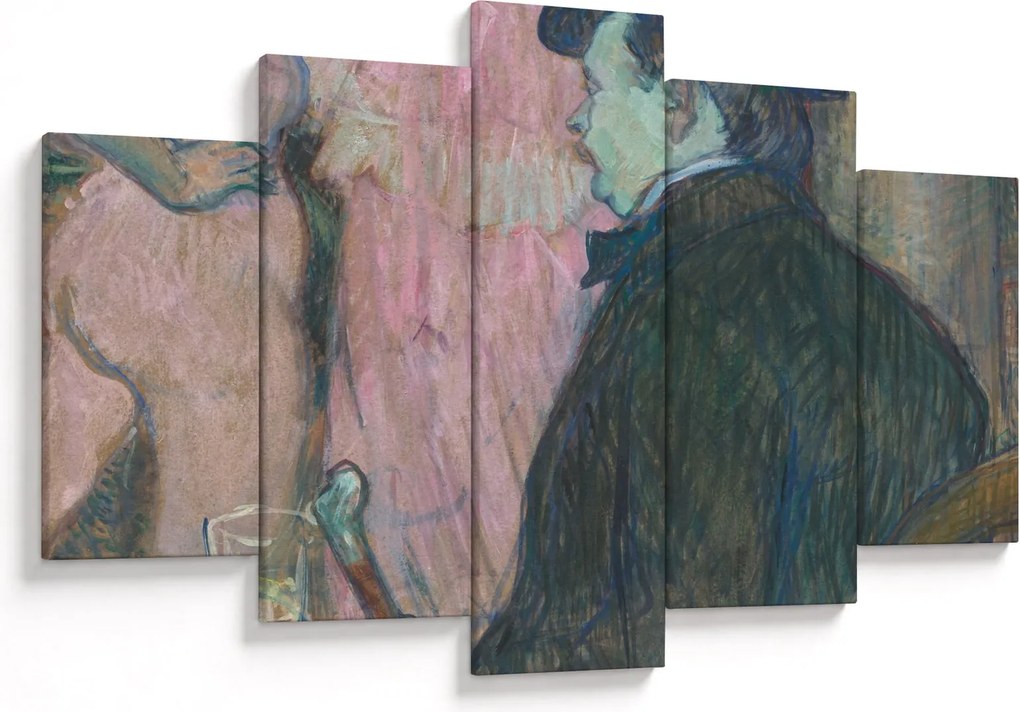 Obraz - Henri de Toulouse-Lautrec, Maxime Dethomas, reprodukcia (150x105 cm)