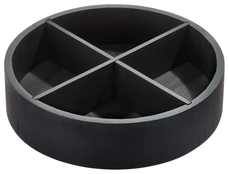 Otočný drevený organizér na koreničky Merry-go-round – iDesign/The Home Edit