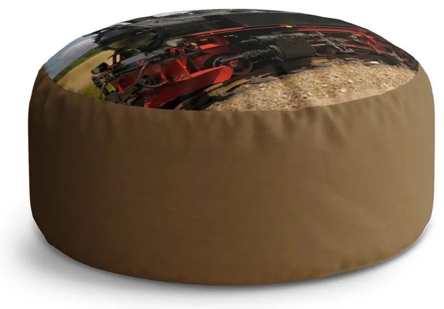 Taburet Circle lokomotíva 3, béžová