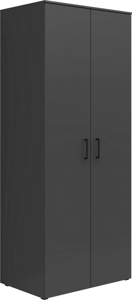XXXLutz VIACÚČELOVÁ SKRIŇA, grafitová, 80/195/52 cm Carryhome - Skrine do chodby - 002427022239
