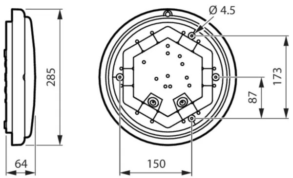 Philips - LED Kúpeľňové nástenné svietidlo LEDINAIRE LED/11W/230V 3000K IP65