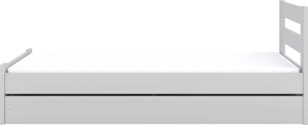 Detská posteľ EMILEK so šuplíkom - 180x90 cm - biela