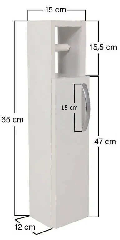 Kúpeľňová skrinka Star White