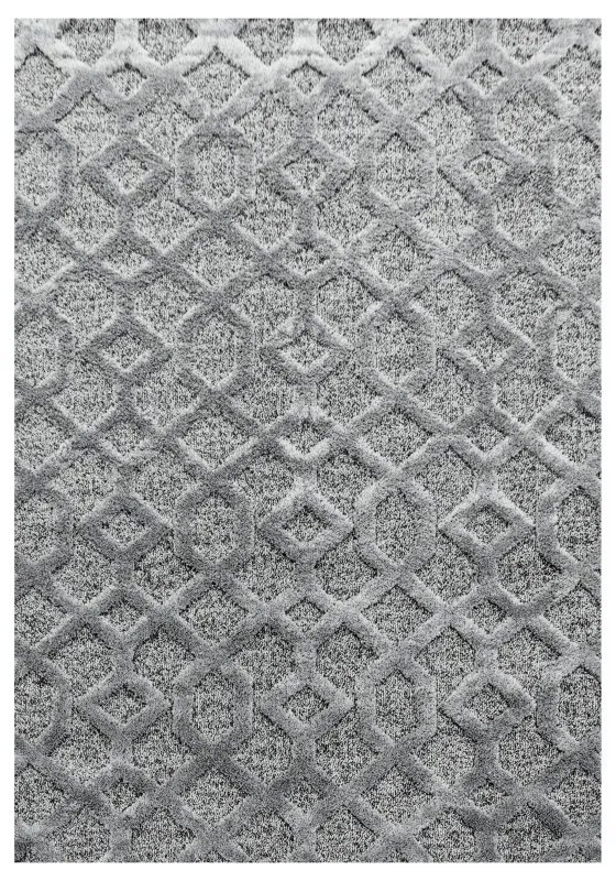 Ayyildiz, Kusový koberec Pisa 4702 Grey, 240x340, šedá, obývacia izba
