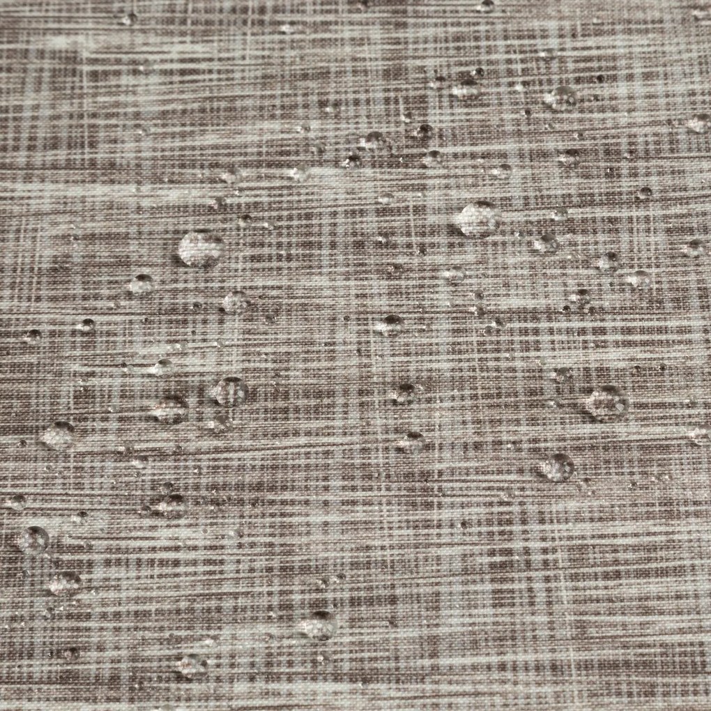 ZÁHRADNÝ VODEODOLNÝ ZÁVES NA PÁSKE GARDEN 155X200 CM HNEDÁ