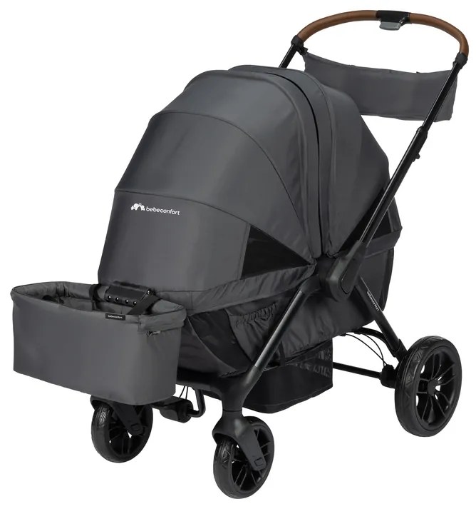 Kočík pre dve deti Helios Mineral Graphite
