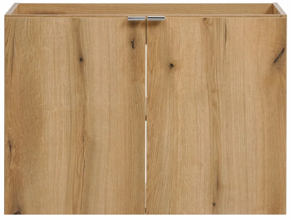 Závěsná skříňka Nova Oak I se zápustným umyvadlem 80 cm dub coast evoke