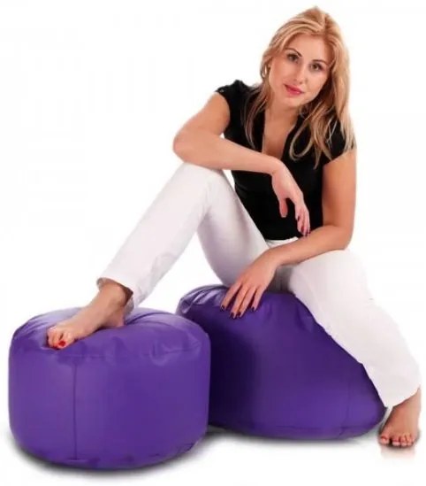 Sedací vak Classic S fialový 75L ekokoža TiaHome