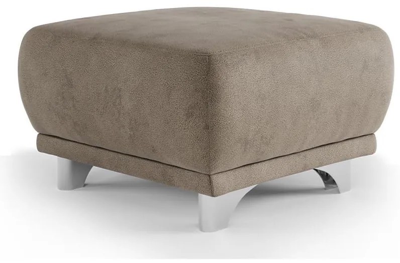 Taburet RIMINI 66x66 cm hnedý