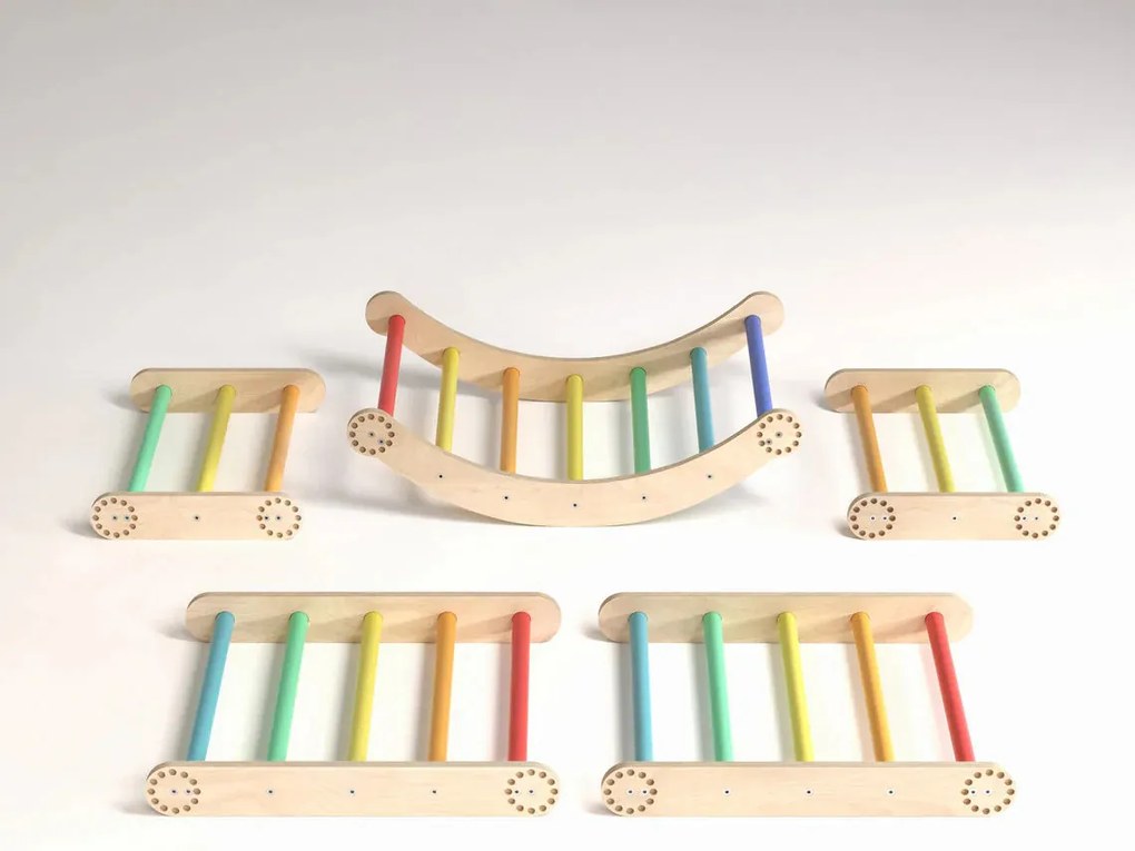 Veľká lezecká zostava dúhová